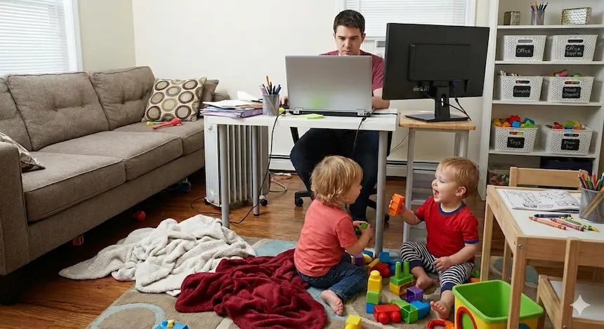 Building a Home Office That Works for Families (Not Against Them)